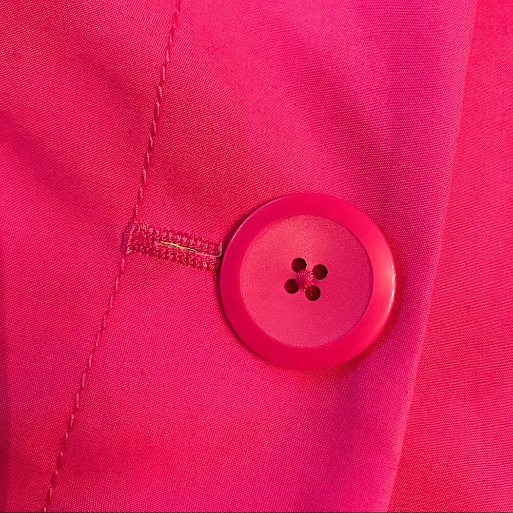 Old Navy Pink Waterproof Trench Raincoat - Picture 10 of 13